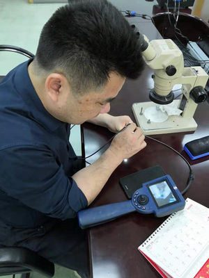 工業(yè)內(nèi)窺鏡芯片行業(yè)服務現(xiàn)場——芯片壓膠設備檢測與套筒技術(shù)咨詢